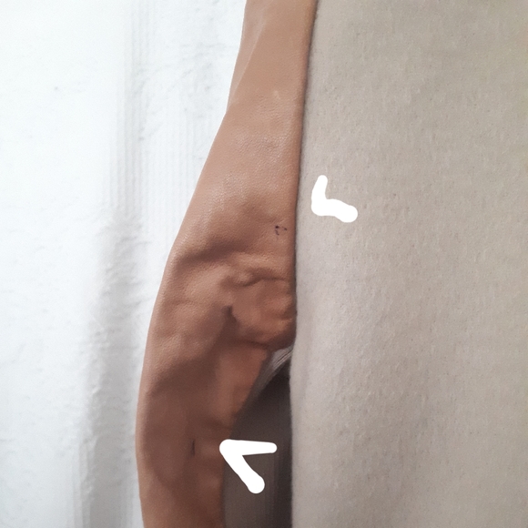 VINCE | Wool Jacket with Leather Sleeves - Picture 10 of 16